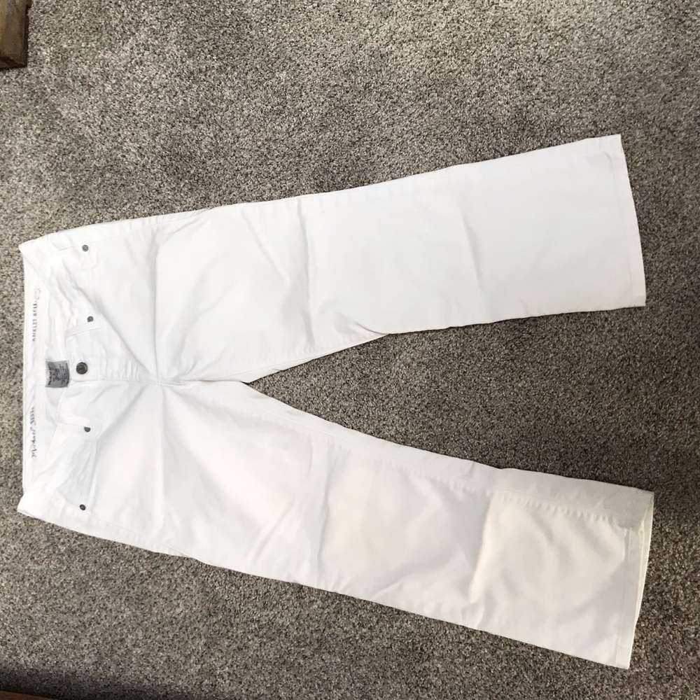 Michael Stars Size L White Denim Jeans
